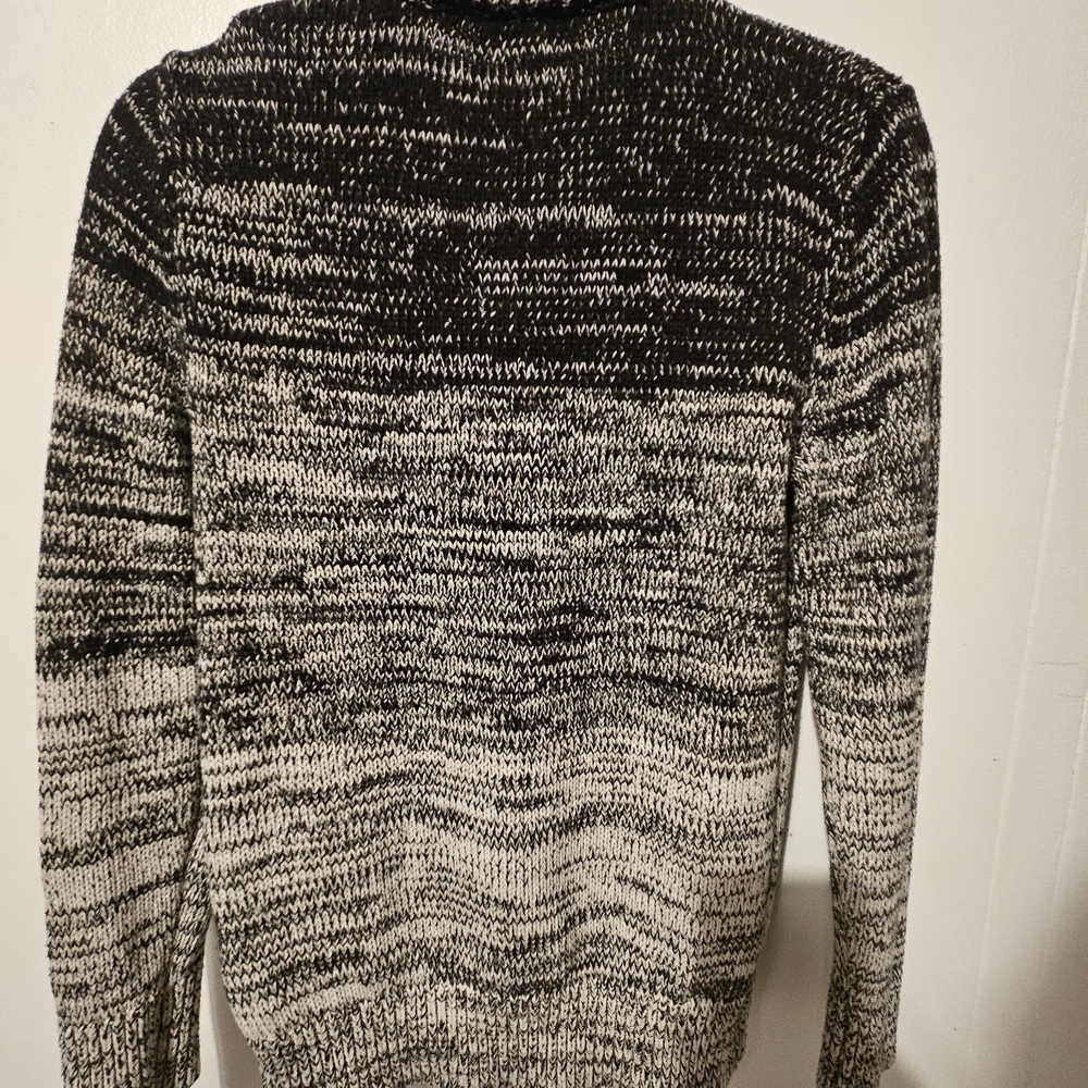 Express Monochrome Zip-Up Sweater - Picture 6 of 6